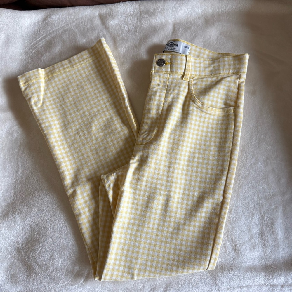 Yellow Gingham Pants